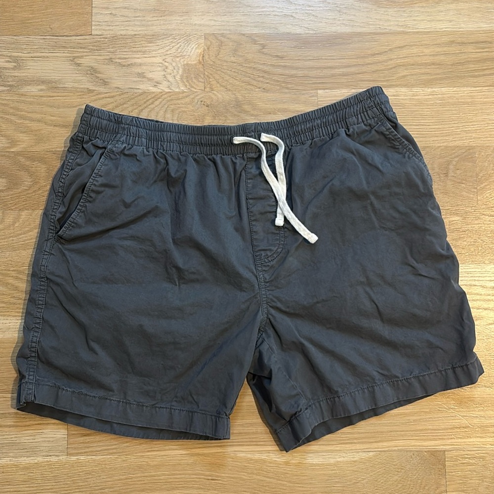 J. Crew Men's Flat Front Shorts - Dark Gray